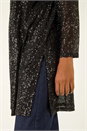 Black Sequin Longline Kimono, Image 5 of 5