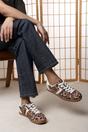 Brown Ensley Low Profile Panel Detailed Trainer, Image 6 of 6