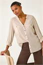 Stone Buttoned Pocket Shirt, Image 1 of 5
