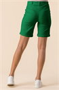 Emerald Turn Up Stretch Shorts, Image 2 of 4