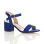 Royal Blue AJVANI Royal Blue Mid Block Heel Strappy Sandals, Image 1 of 6