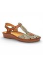 Green Womens Comfort Wedge Sandals P-Vallarta, Image 8 of 8
