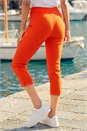 Burnt Orange Cropped Stretch Trouser, Image 2 of 4