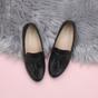 Black AJVANI Black Flat Smart Casual Loafers, Image 4 of 6