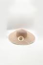Pink Sunflower Straw Sun Hat, Image 2 of 3