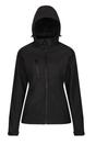 Black Venturer Hooded Soft Shell Jacket, Image 1 of 4