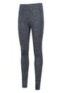 Grey Talus Leopard Print Thermal Leggings, Image 4 of 4