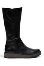 Black Womens Leather High Long Boots-RHEA042, Image 1 of 5