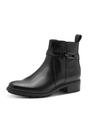 Black Tamaris Black Tamaris Womens Black Buckle Biker Boots, Image 3 of 7