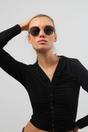 Gold Ruby Rocks Mustique Angular Frame Sunglasses, Image 3 of 4