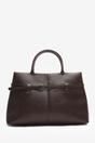 Brown Flores Luxury Structured Leather Tote Bag, Image 1 of 8