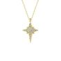 Gold Northern Star Polaris Sterling Silver Necklace, Image 1 of 5