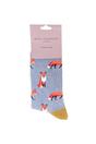 Blue 1 Pack Novelty Animal Patterned Bamboo Socks, Image 2 of 4