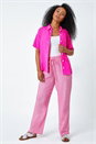 PINK Petite Button Up Pocket Shirt, Image 2 of 5