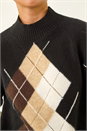 Black Petite Agryle Knit Jumper, Image 5 of 5