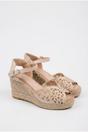  Saoirse Cut Out Detail Espadrille Sandals, Image 2 of 5