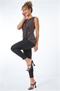Black Petite Stretch Denim Jegging, Image 2 of 5