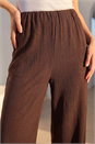 Chocolate Petite Textured Trouser, Image 4 of 4