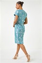 Sky Blue Jacquard Occasion Jacket, Image 3 of 5
