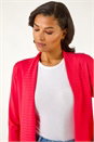 Red Ribbed Detail Shrug, Image 4 of 5