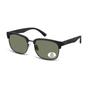 Black Round Matte Black Gunmetal Green Polarized MP192, Image 2 of 3