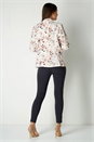 Ivory  Pastel Linen Floral Jacket, Image 2 of 4