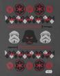 Charcoal Star Wars Darth Vader Fair Isle T-Shirt, Image 2 of 4
