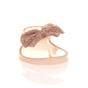 Rose Gold Diamante Bow Toe Post Jelly Sandals Flip Flops, Image 5 of 5