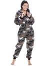 Grey Supersoft Multicoloured Horse Print Onesie, Image 1 of 5