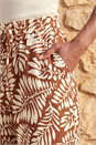 Rust Petite Cropped Trousers, Image 4 of 4