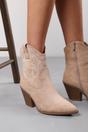 Camel Seraphina Cowboy Ankle Boots Block Heel, Image 1 of 5