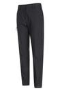 Black Hiker Stretch Short Winter Trousers, Image 3 of 4