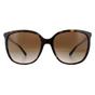 Brown Michael Kors Brown Square Dark Tortoise Brown Gradient Sunglasses, Image 1 of 6