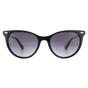 Cat Eye Black Grey Grey Gradient Polarized Sunglasses, Image 1 of 4