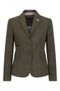 Olive Infinity Leather Olive Women's Olive Tweed Herringbone Check Blazer, Image 1 of 7