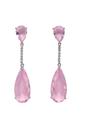Light Pink Diva Raindrop Earrings, Image 1 of 5