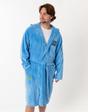 Blue Sesame Street Cookie Monster Hooded Bathrobe, Image 3 of 6
