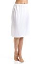 White Camille Lingerie White 24'' Cling Resistant Under Skirt Half Slip, Image 5 of 5
