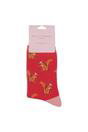 Cerise 1 Pack Novelty Animal Patterned Bamboo Socks, Image 2 of 4