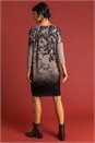 Biscuit Butterfly Print Embellished Slouch Dress, Image 2 of 4