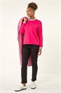 Pink Frill Trim Sweatshirt, Image 2 of 5