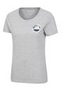 Grey Lake District Tree Ring Organic TShirt, Image 3 of 4