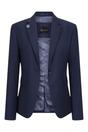 Navy Infinity Leather Navy Womens 3 Piece Plain Navy Formal Office Suit, Image 3 of 8