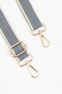 Blue Rattan Woven Wide Bag Strap, Image 2 of 4