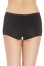Black Camille Lingerie Black 3 Pack Smooth Seamless Boxers, Image 3 of 4