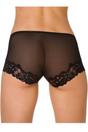 Black 3 Pack Sheer Mesh Lace Boxers, Image 3 of 3