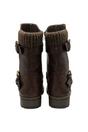 Brown Jemima Low Block Heel Biker Boots, Image 2 of 7