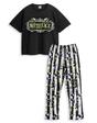 Multi Beetlejuice Logo Pyjama Set, Image 1 of 6