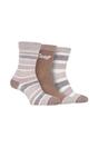 Beige 3 Pack Heavy Duty Hiking Socks, Image 1 of 3