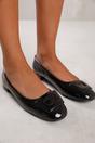 Black 'Nalani' Flat Ballerina Pump, Image 1 of 4